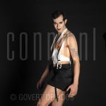 09-02-2005 Ara Halici at studio in Amsterdam, on behalf of musical Cabaret.

[keywords]Posed, Full Length, Eyecontact, Singer, Actor[/keywords]